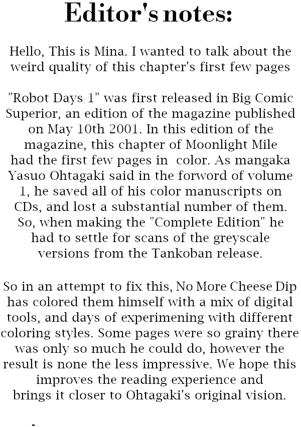 Read Moonlight Mile Manga Online