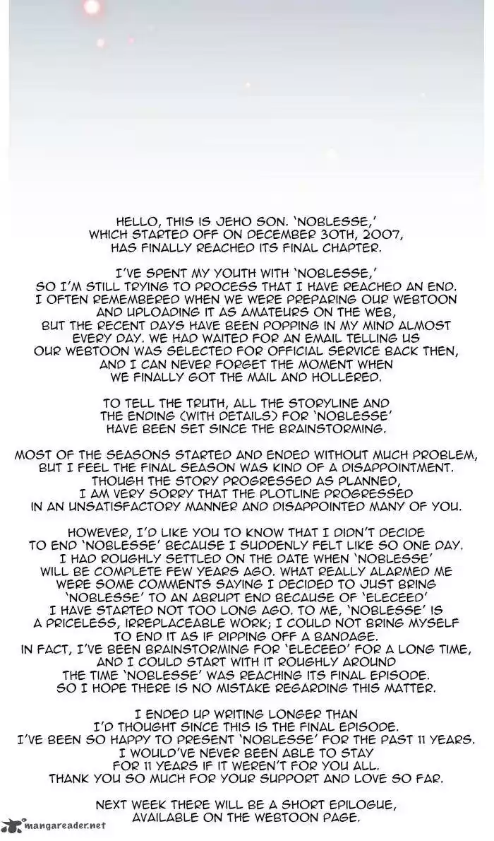 Read NOBLESSE Manga Online