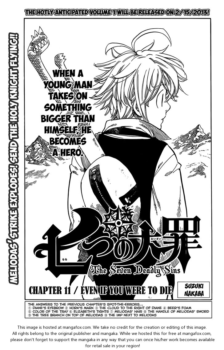 Read Nanatsu no Taizai Manga Online