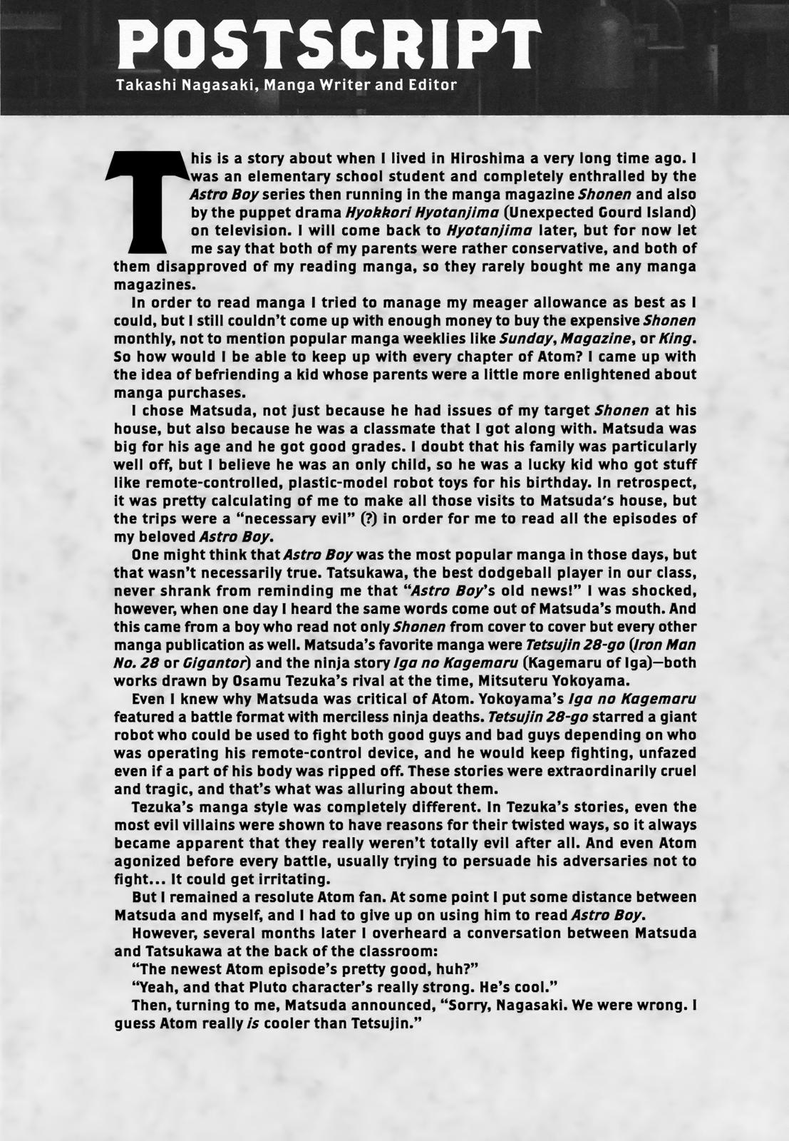 Read Pluto_ Urasawa x Tezuka Manga Online