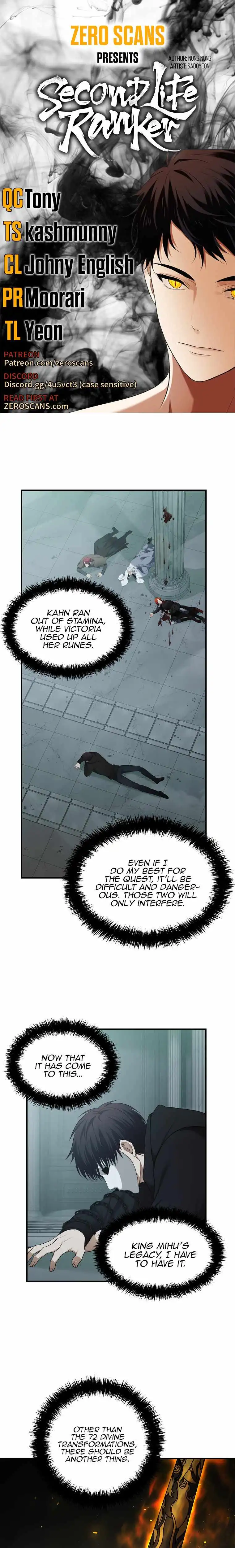 Read Ranker Who Lives A Second Time Manga Online