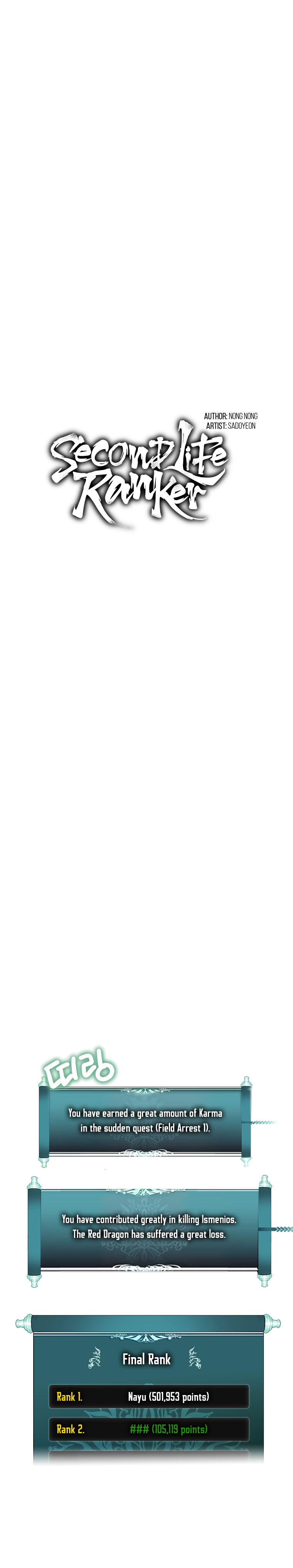 Read Ranker Who Lives A Second Time Manga Online