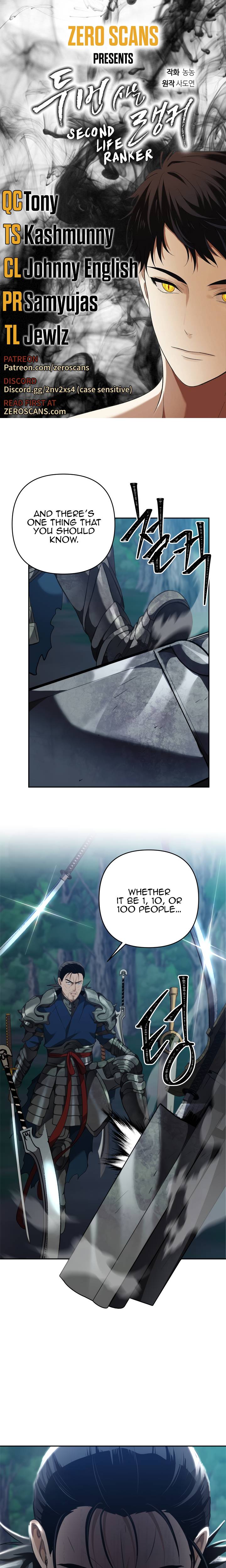 Read Ranker Who Lives A Second Time Manga Online