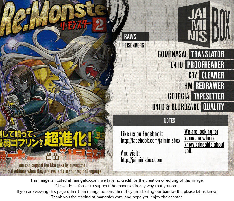 Read ReMonster Manga Online