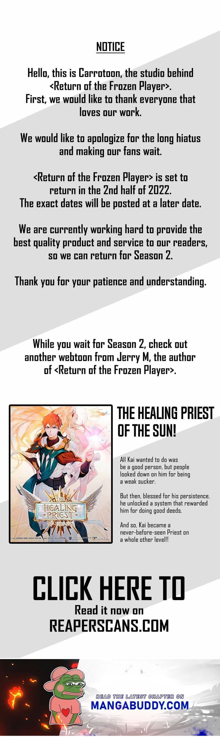 Read Return of the Frozen Player Manga Online