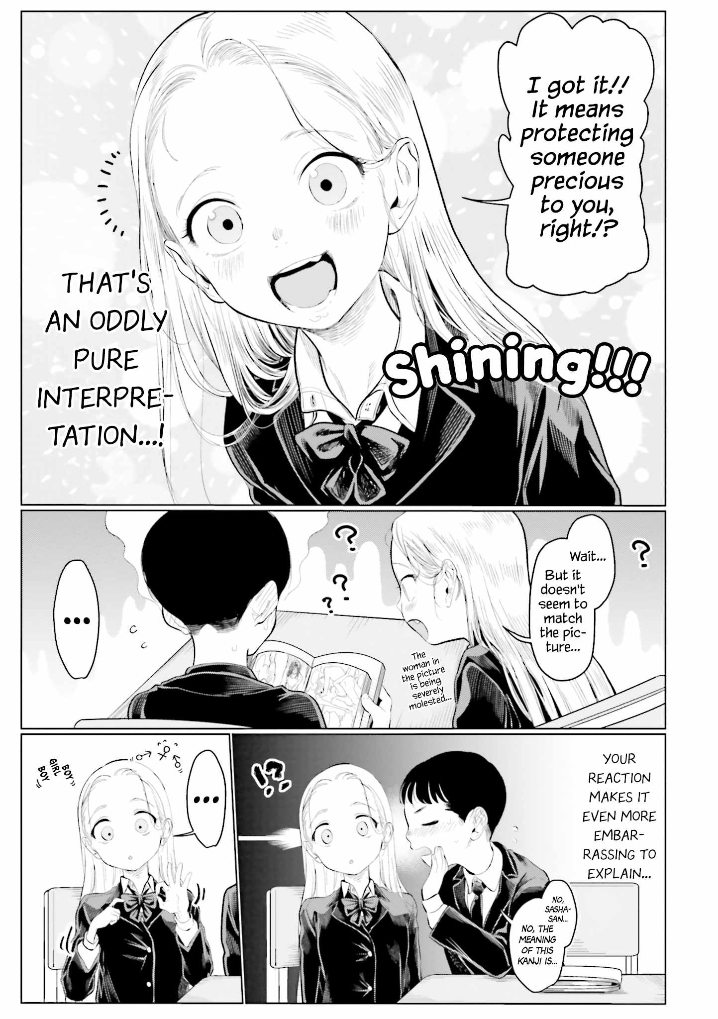 Read Sasha and Her Otaku Classmate Manga Online