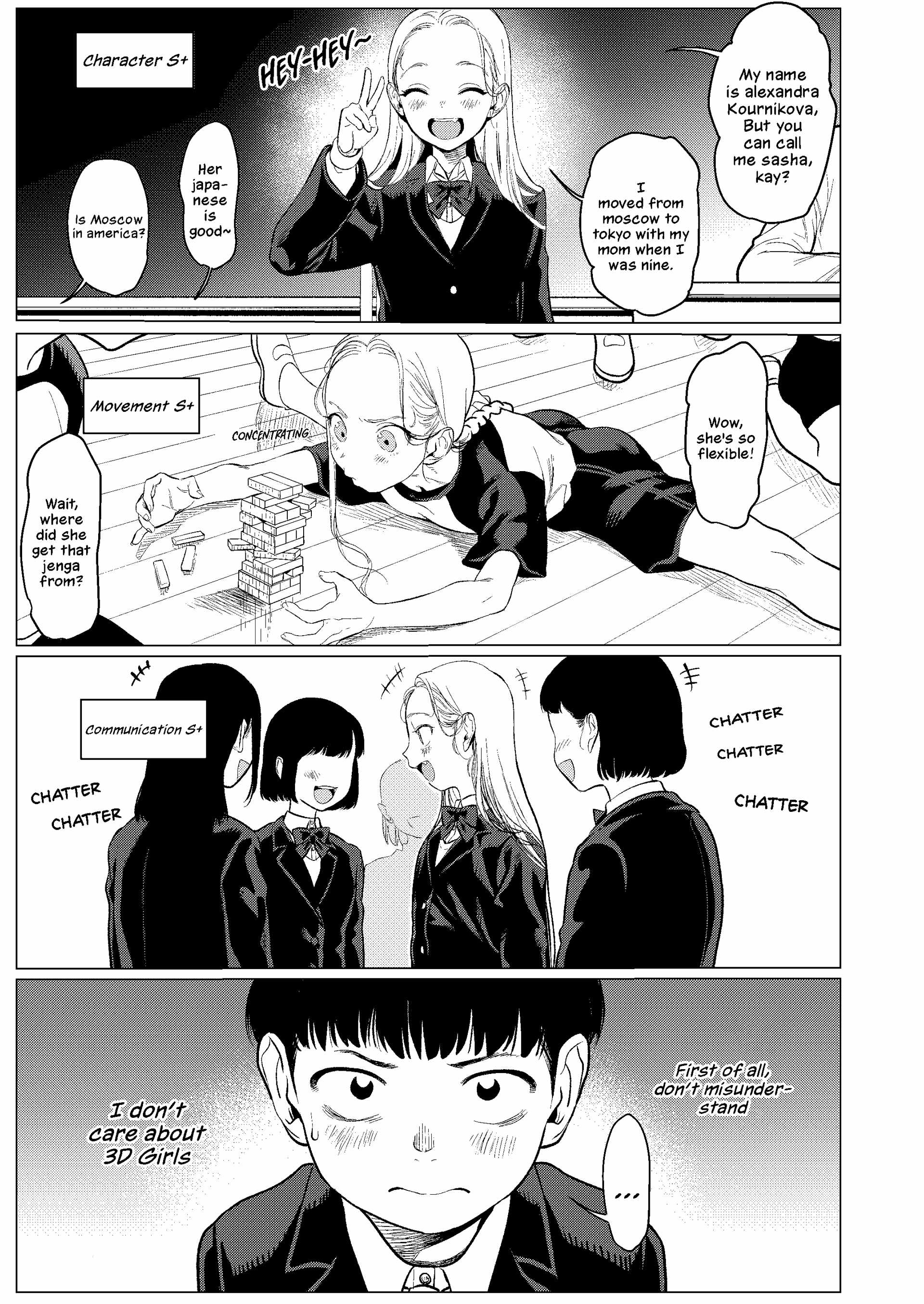 Read Sasha and Her Otaku Classmate Manga Online