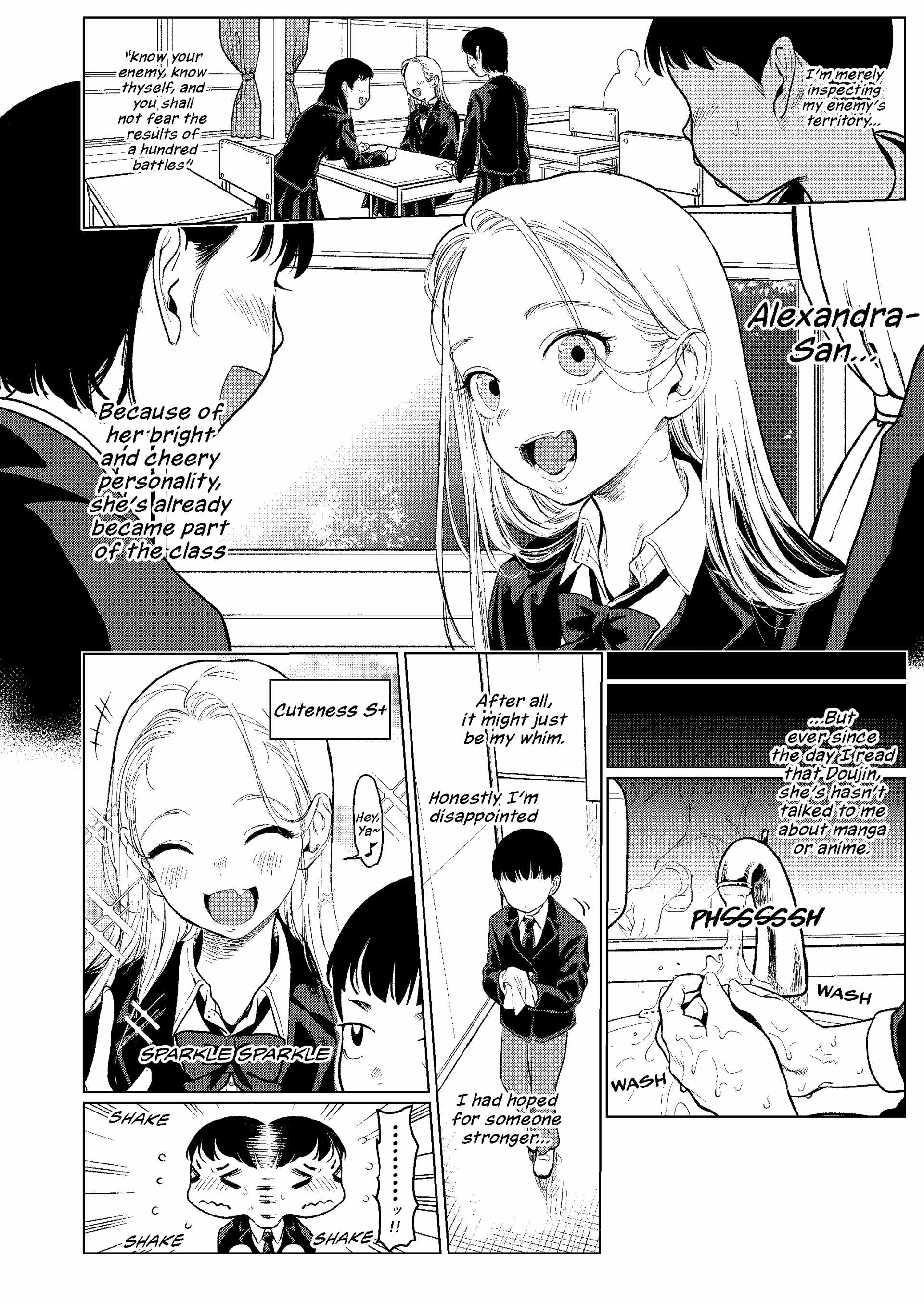 Read Sasha and Her Otaku Classmate Manga Online