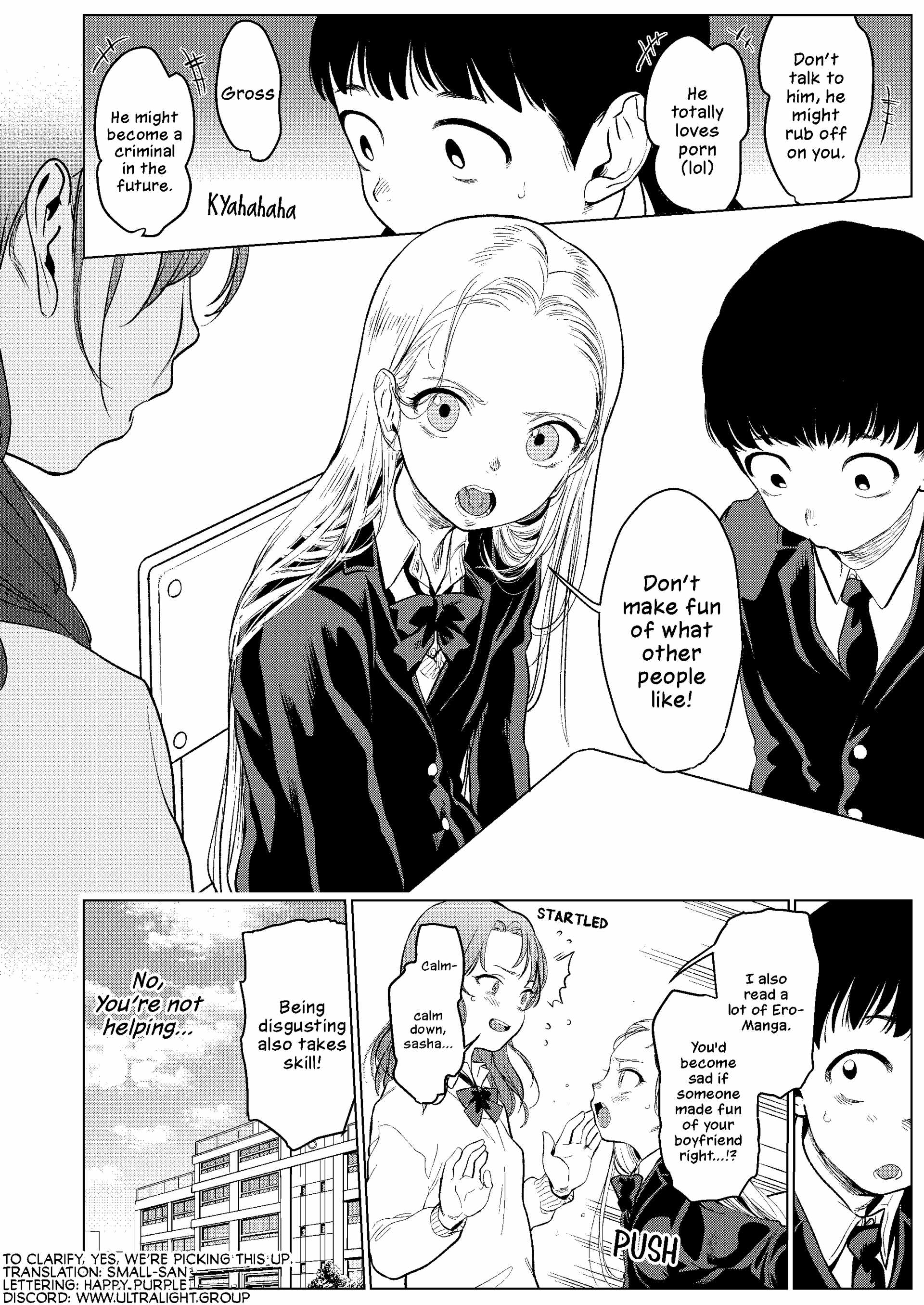 Read Sasha and Her Otaku Classmate Manga Online