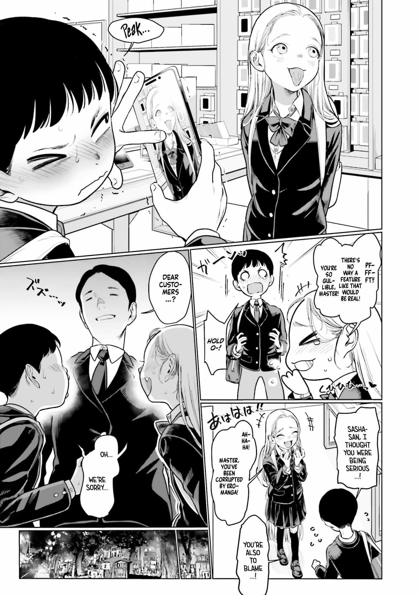 Read Sasha and Her Otaku Classmate Manga Online