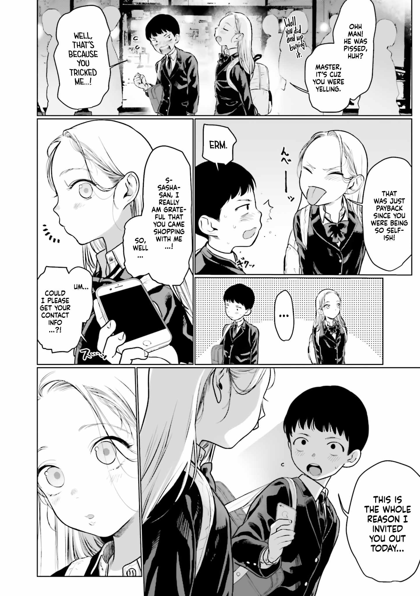 Read Sasha and Her Otaku Classmate Manga Online