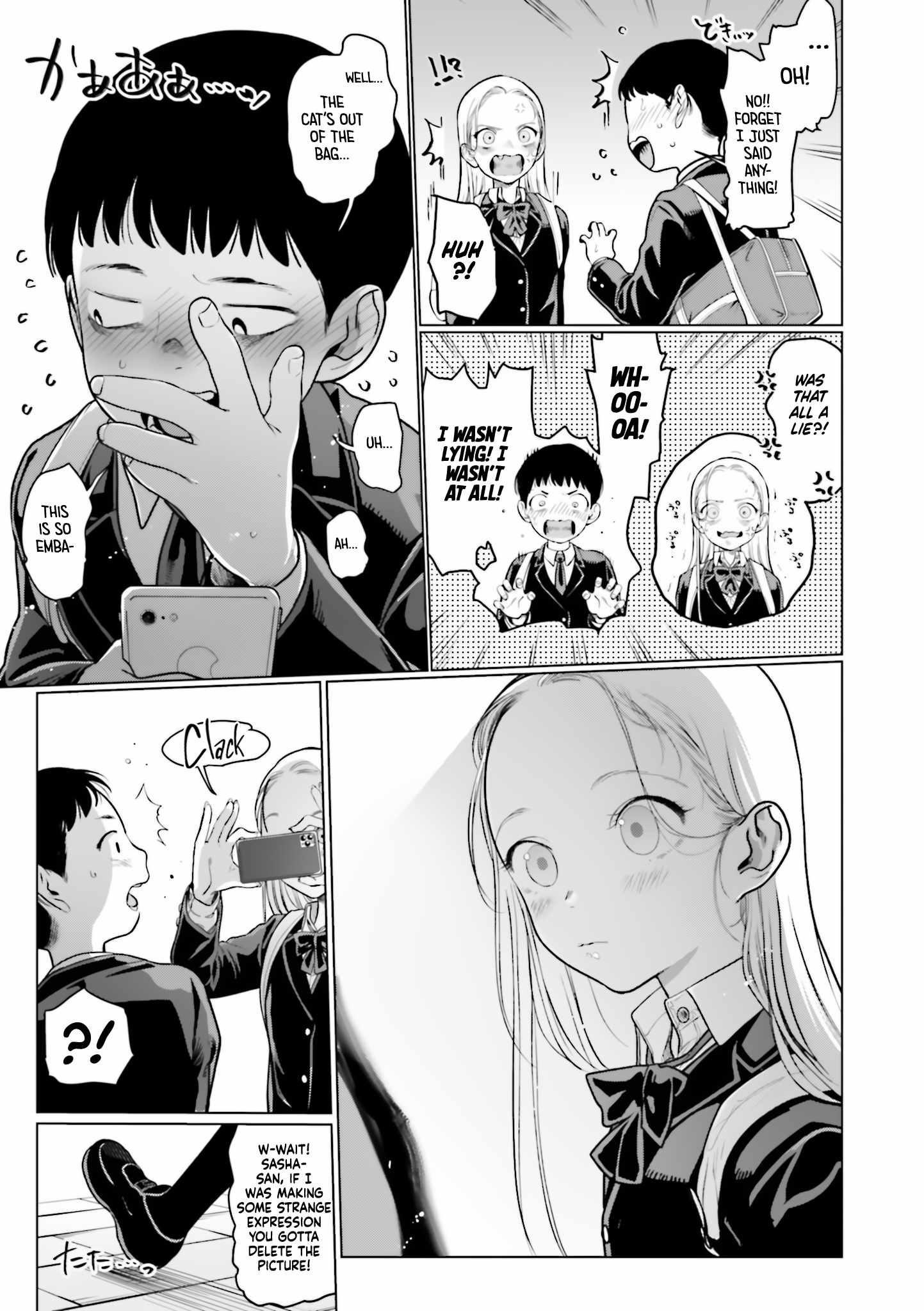 Read Sasha and Her Otaku Classmate Manga Online