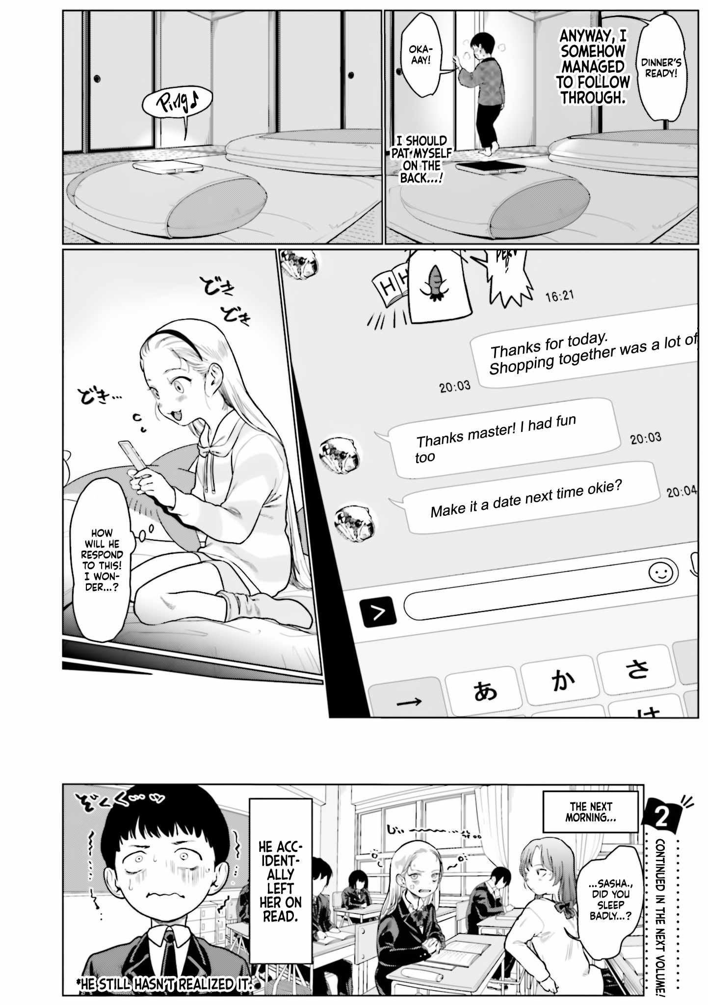 Read Sasha and Her Otaku Classmate Manga Online