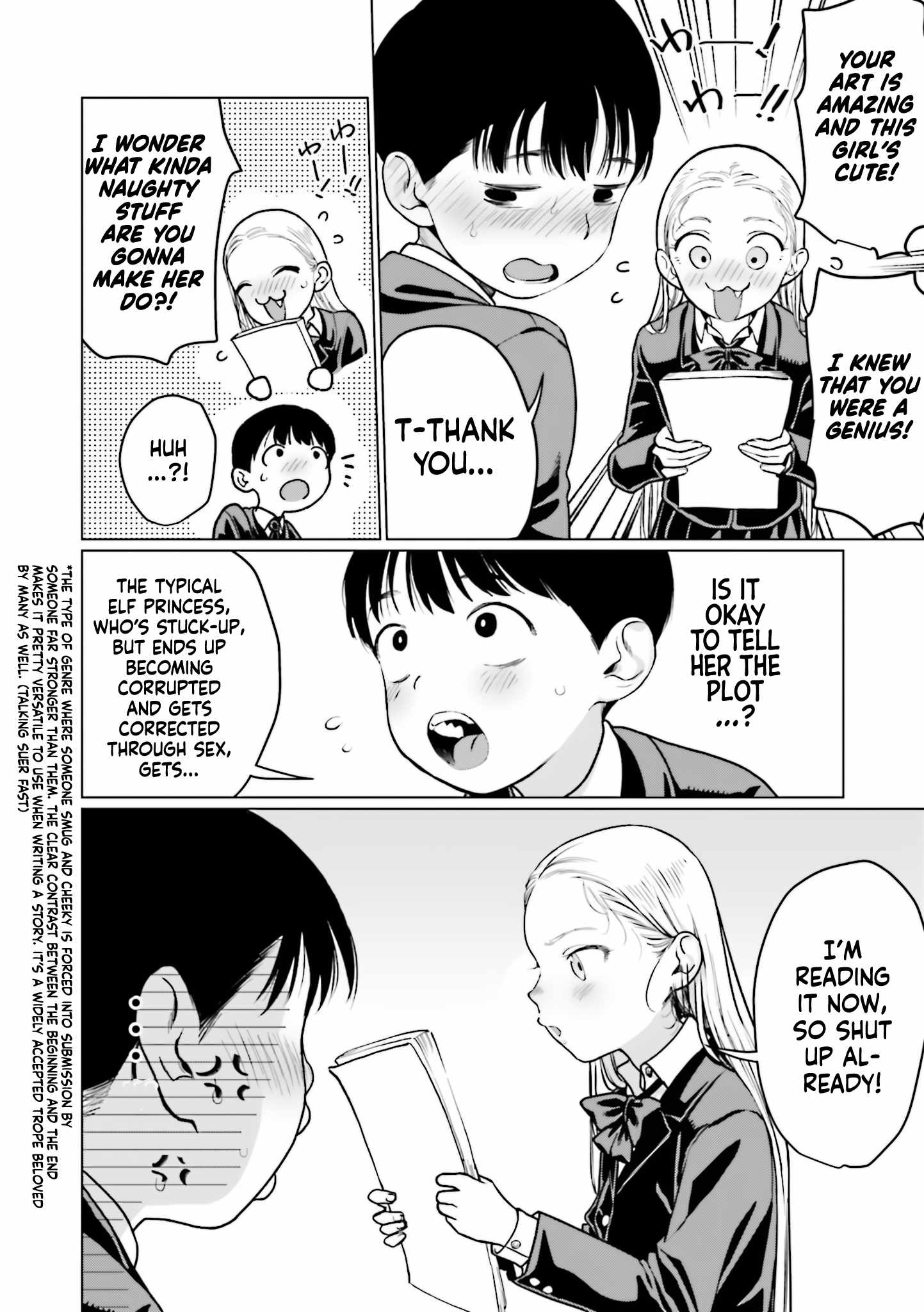 Read Sasha and Her Otaku Classmate Manga Online