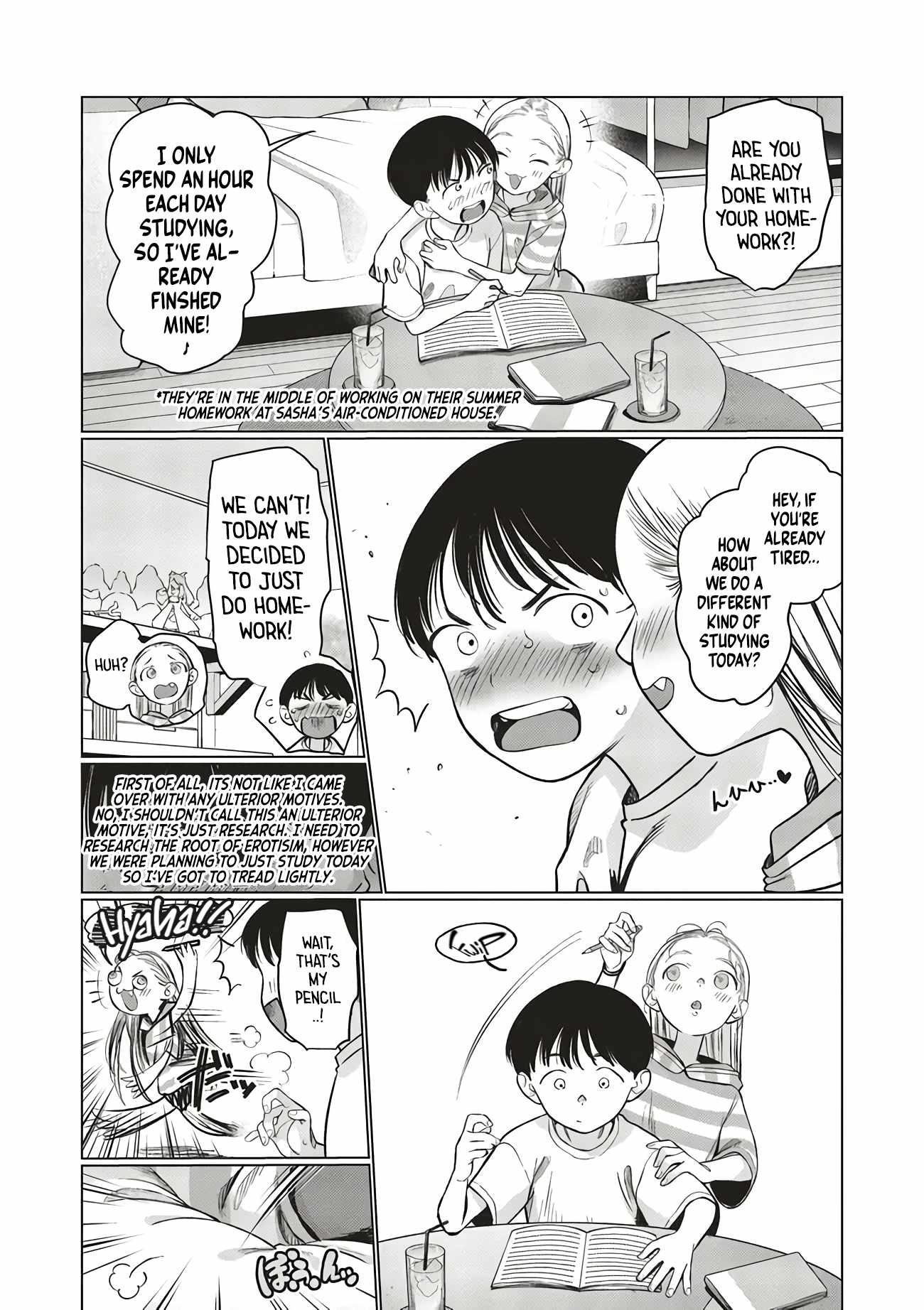 Read Sasha and Her Otaku Classmate Manga Online