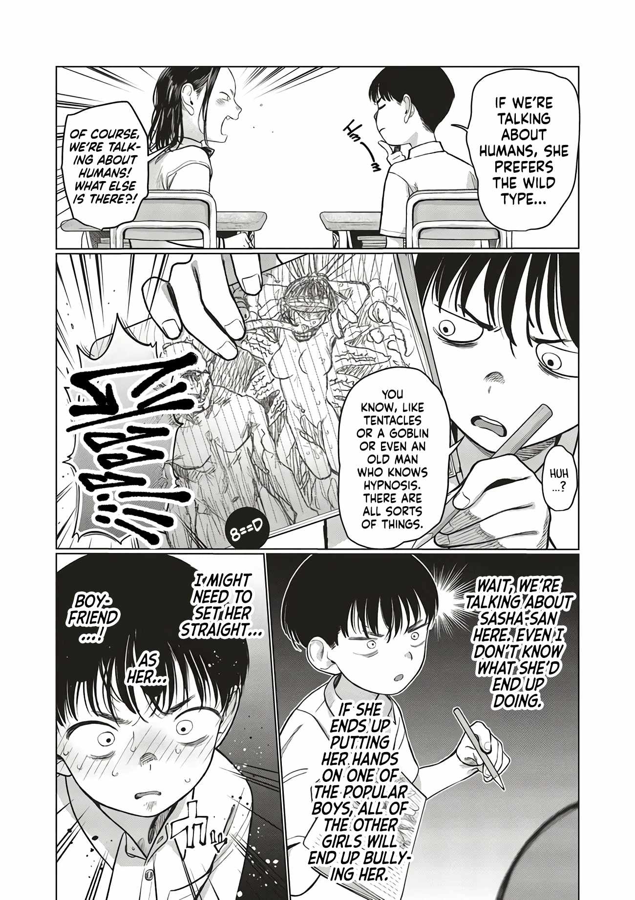 Read Sasha and Her Otaku Classmate Manga Online