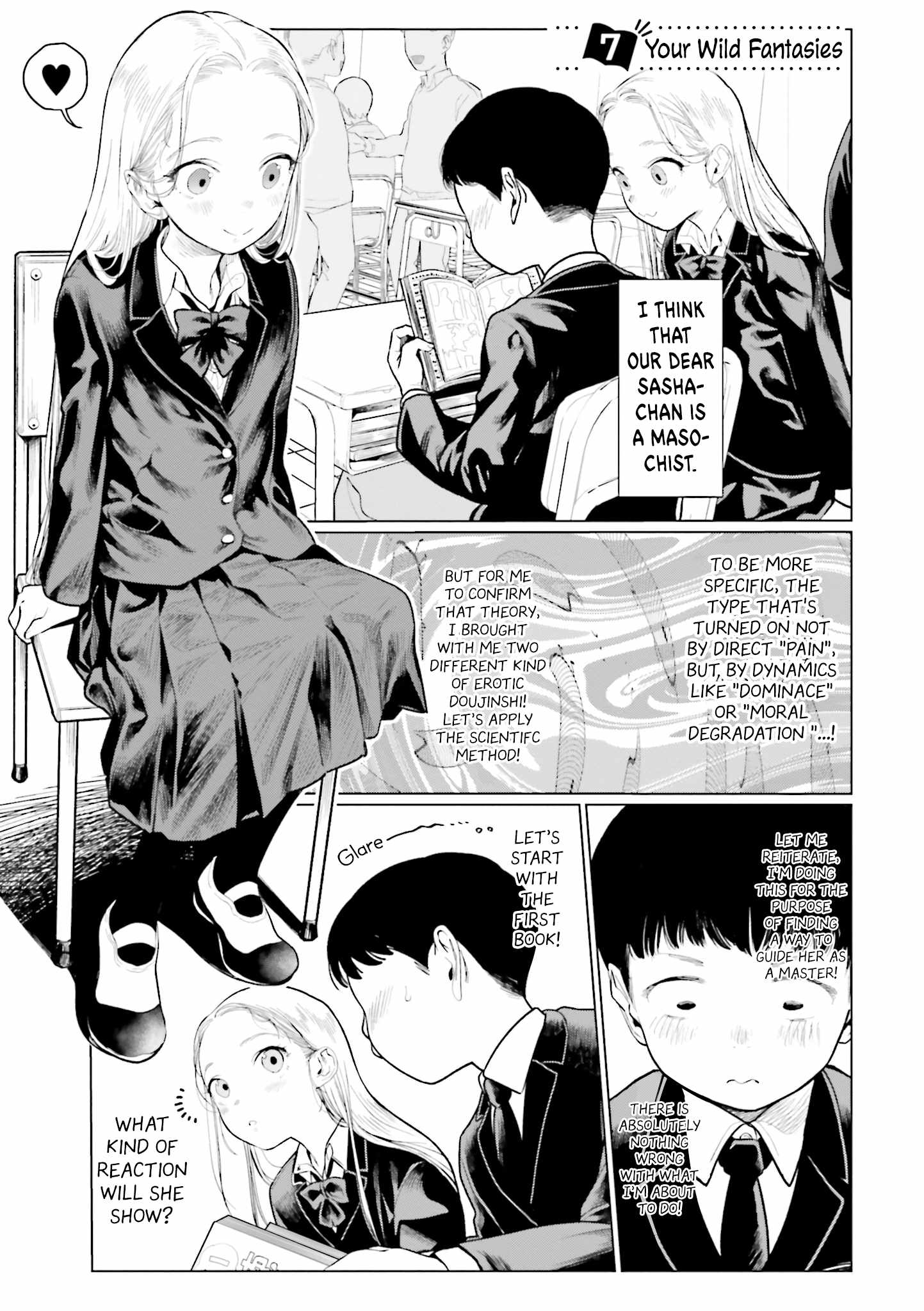 Read Sasha and Her Otaku Classmate Manga Online