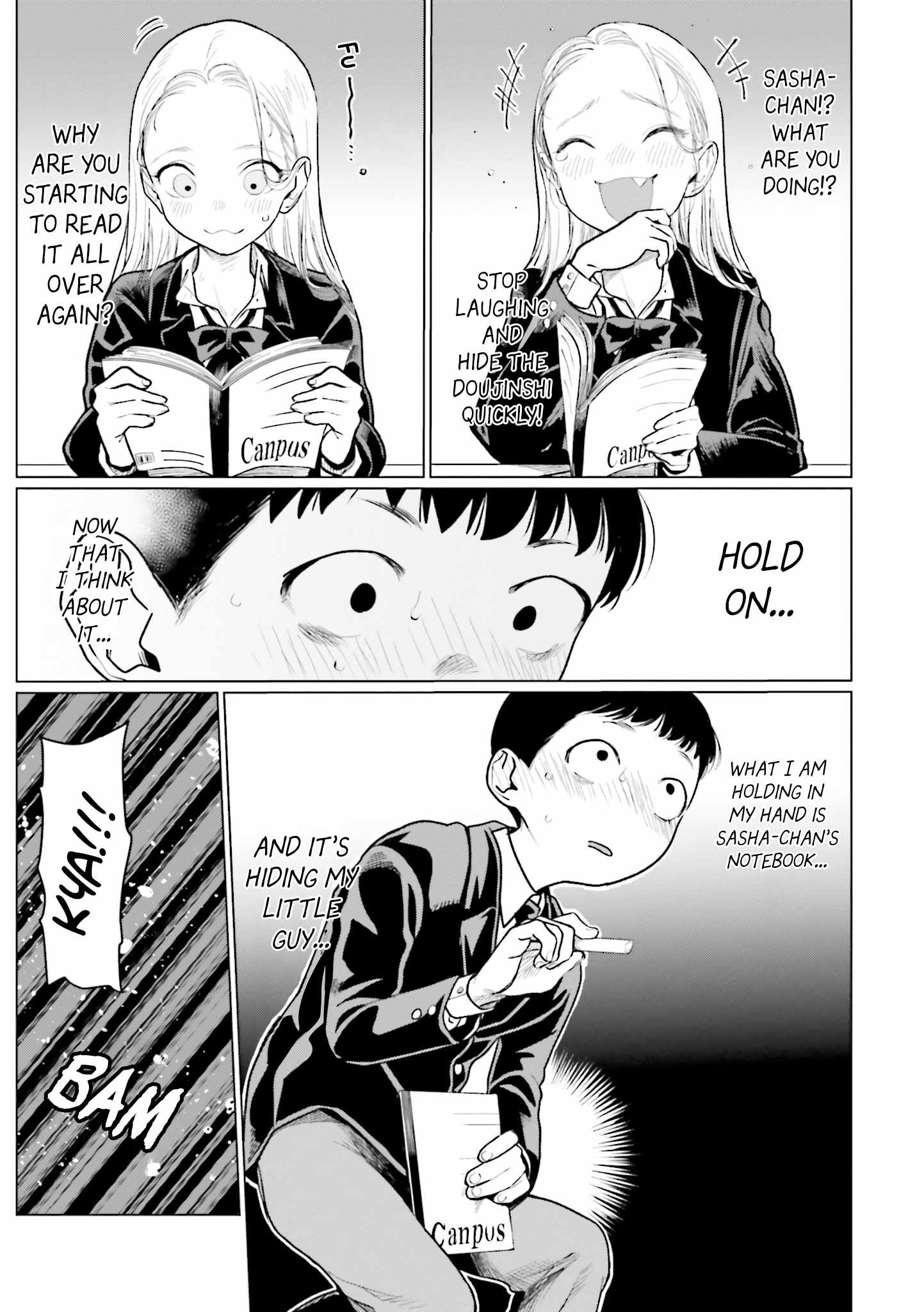 Read Sasha and Her Otaku Classmate Manga Online