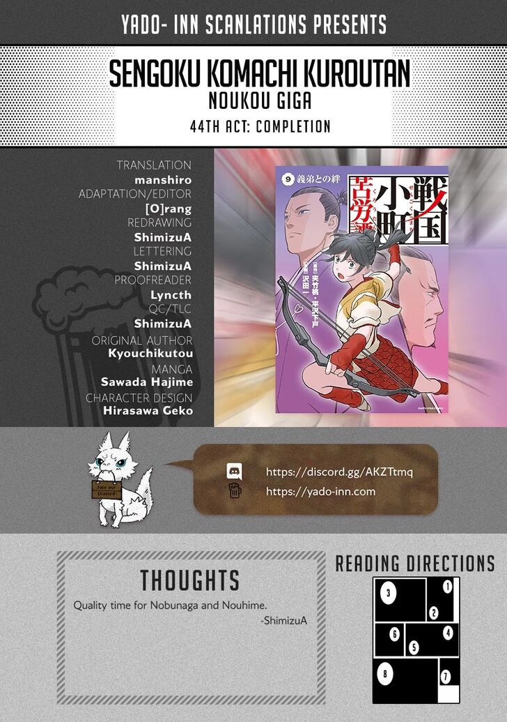 Read Sengoku Komachi Kuroutan Manga Online