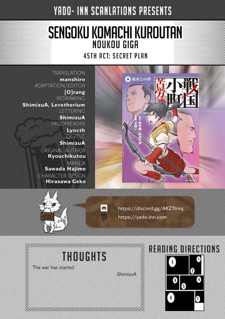 Read Sengoku Komachi Kuroutan Manga Online