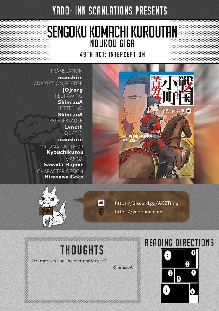 Read Sengoku Komachi Kuroutan Manga Online