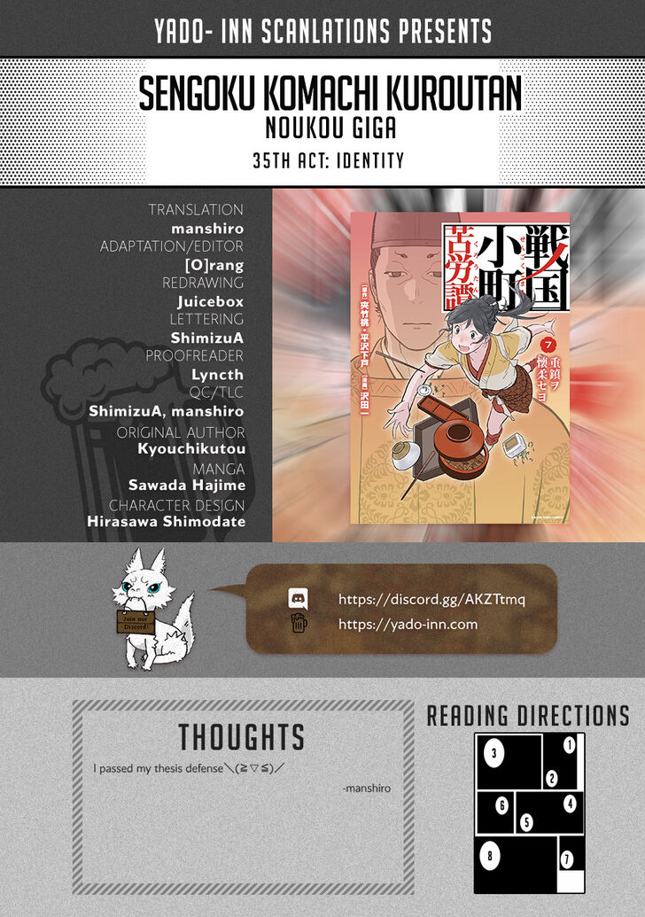 Read Sengoku Komachi Kuroutan Manga Online