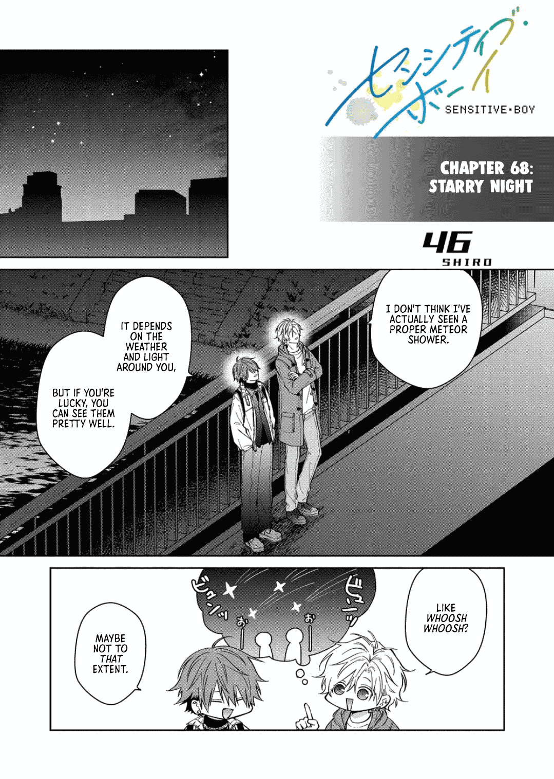 Read Sensitive Boy Manga Online