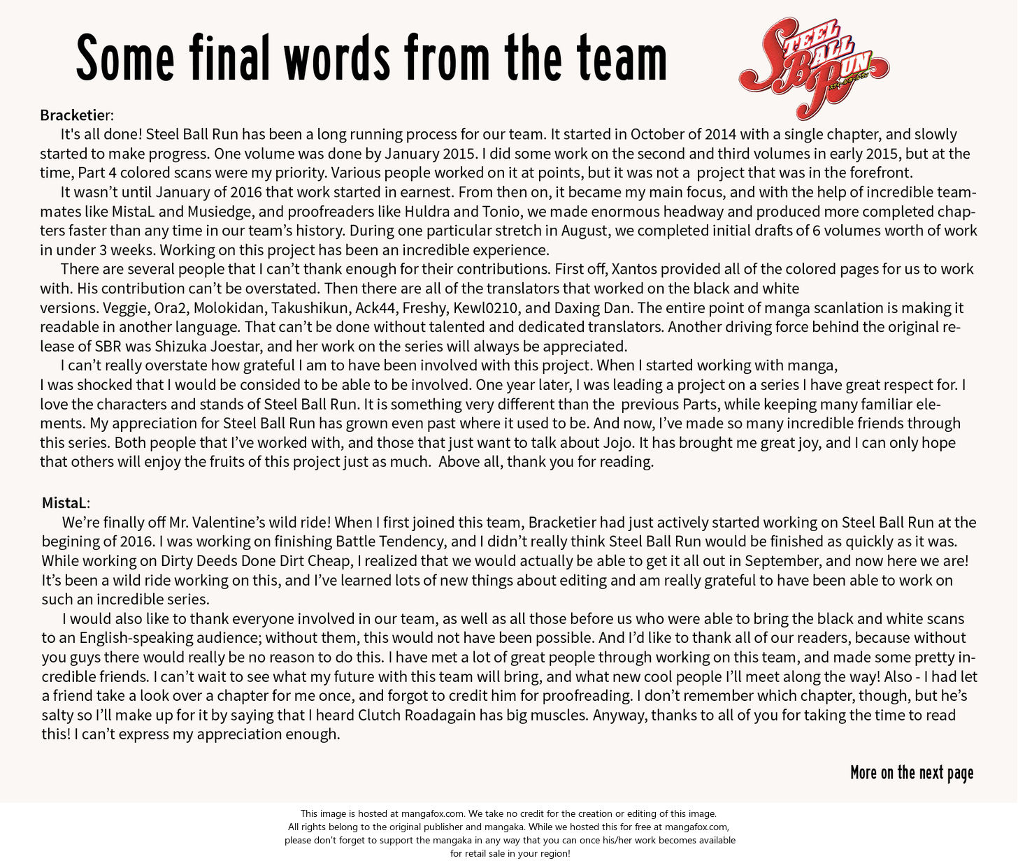 Read Steel Ball Run Manga Online