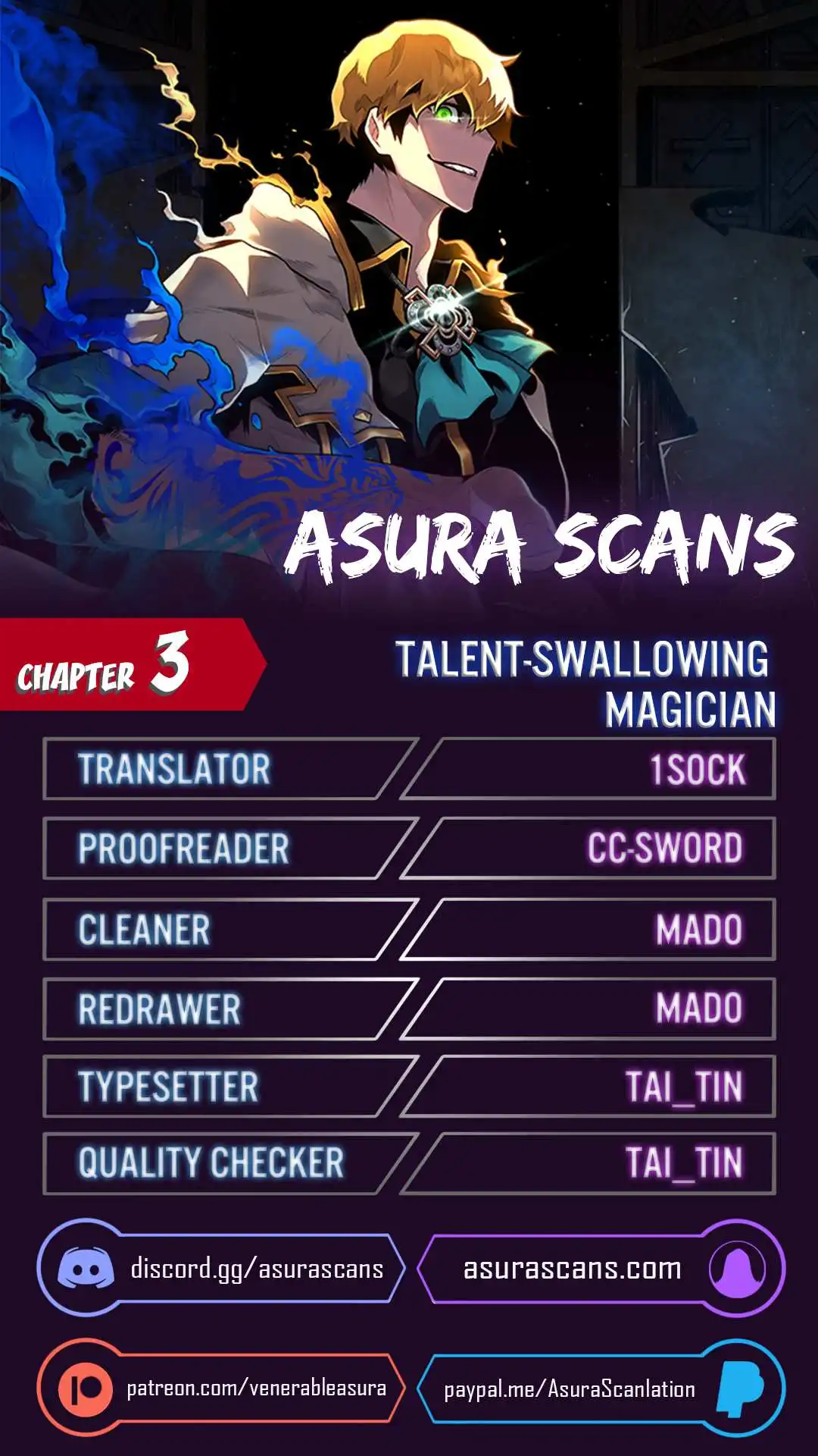 Read Talent-Swallowing Magician Manga Online