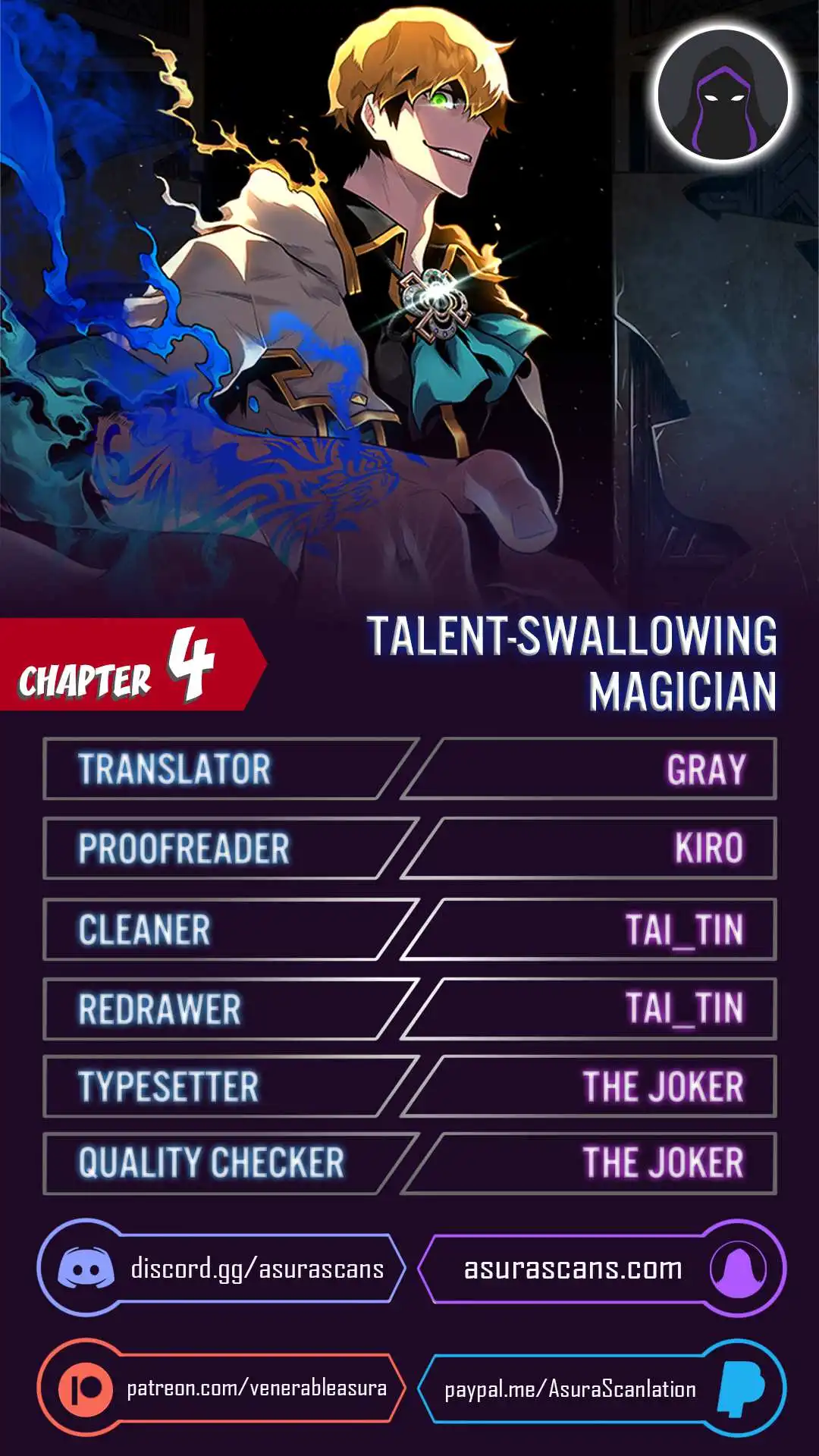 Read Talent-Swallowing Magician Manga Online