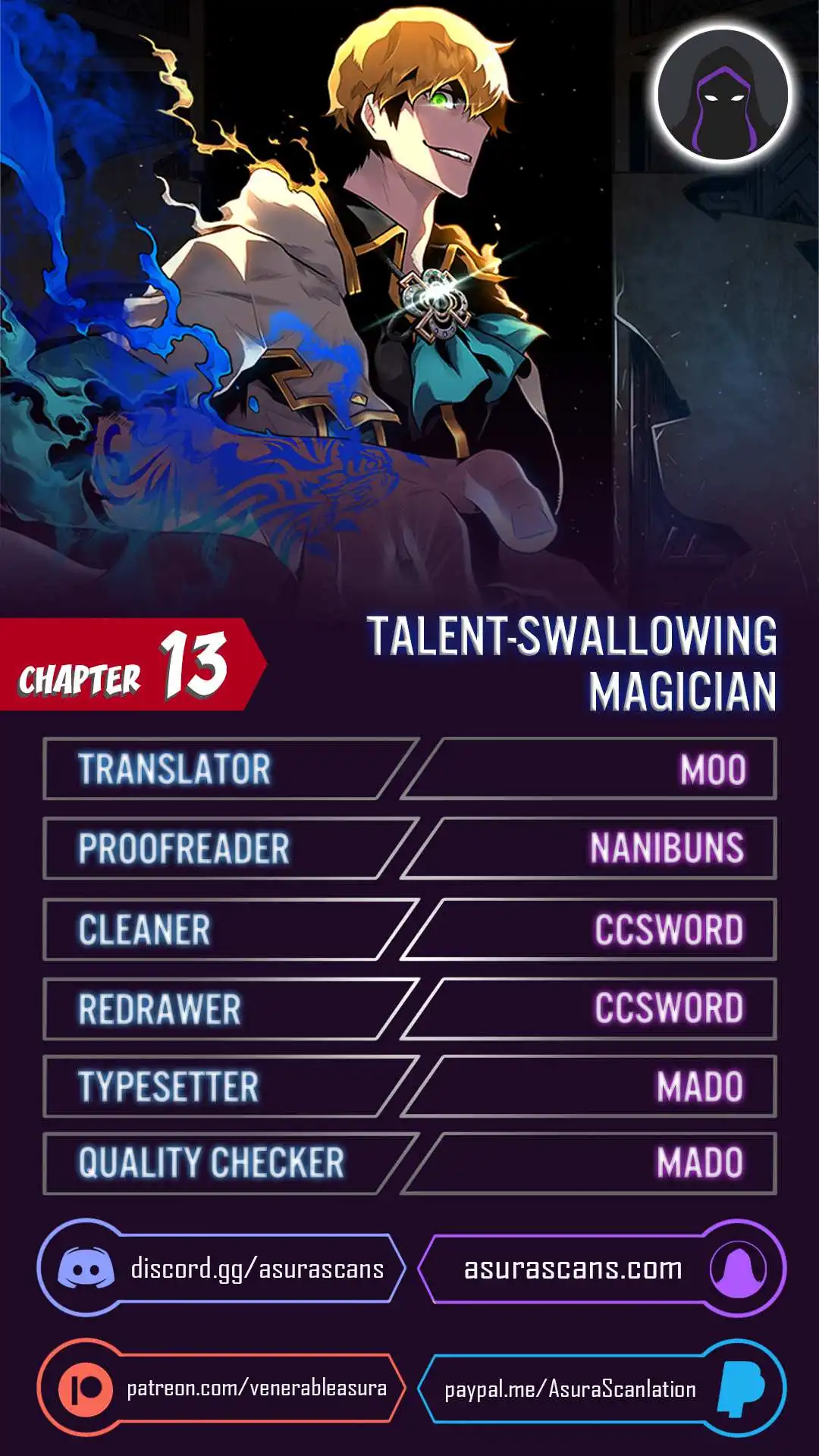 Read Talent-Swallowing Magician Manga Online