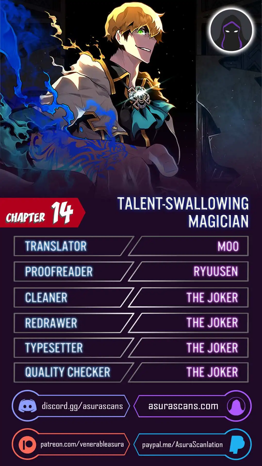 Read Talent-Swallowing Magician Manga Online