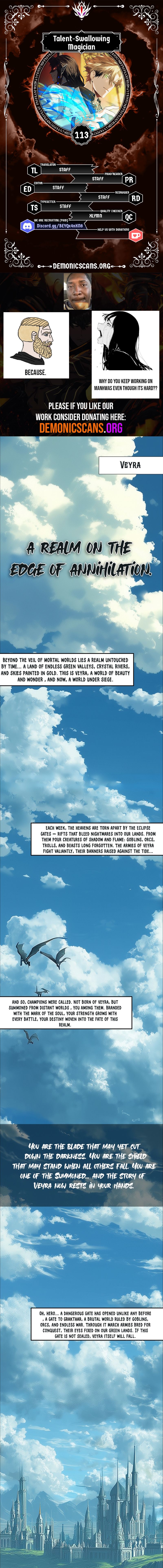 Read Talent-Swallowing Magician Manga Online