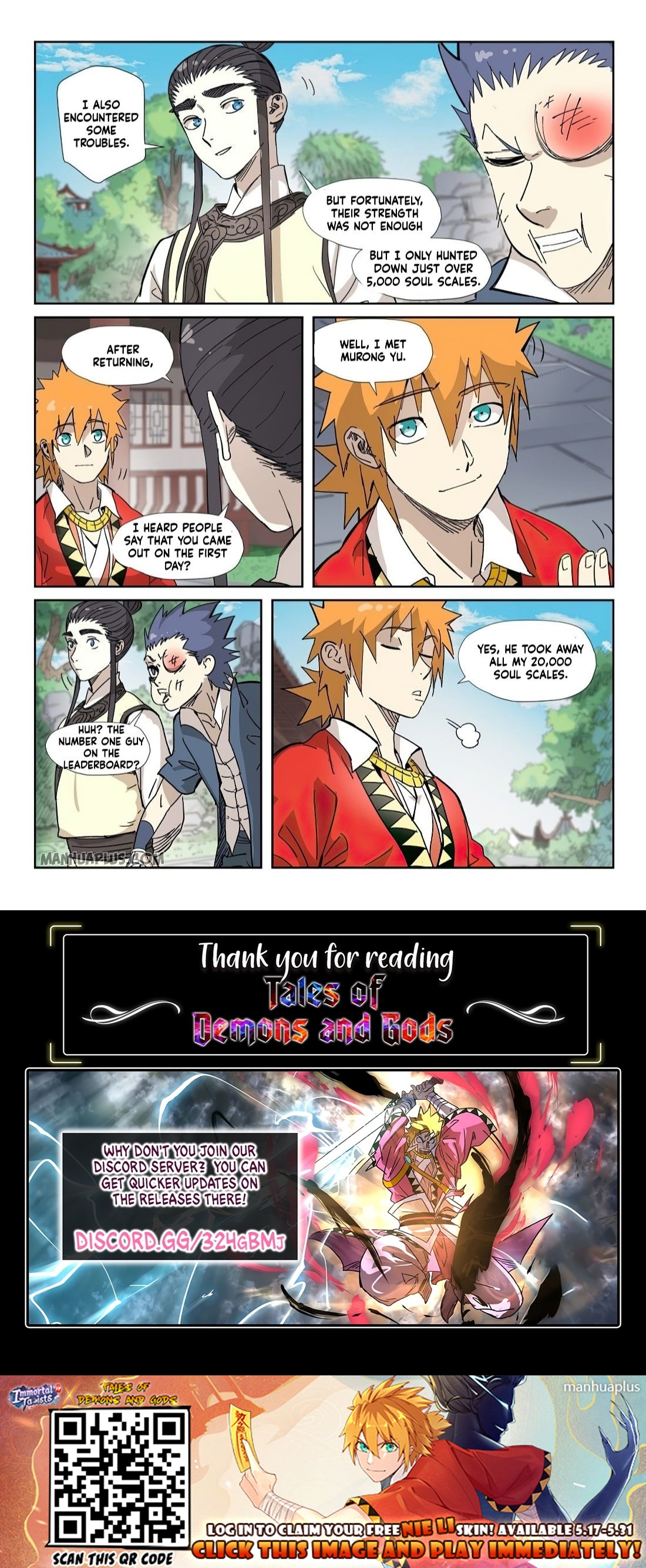 Read Tales of Demons and Gods Manga Online