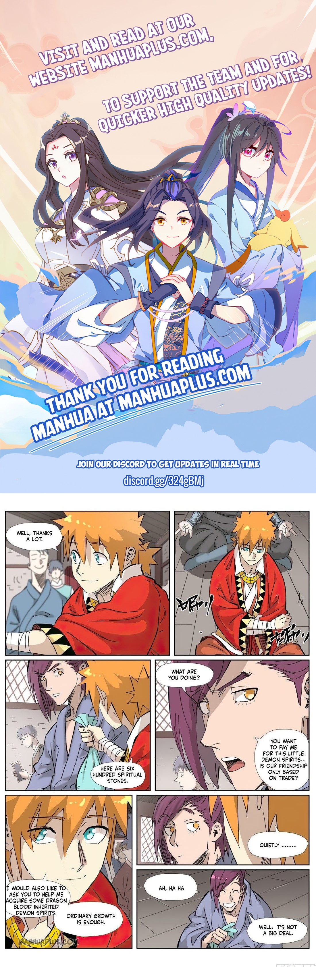 Read Tales of Demons and Gods Manga Online