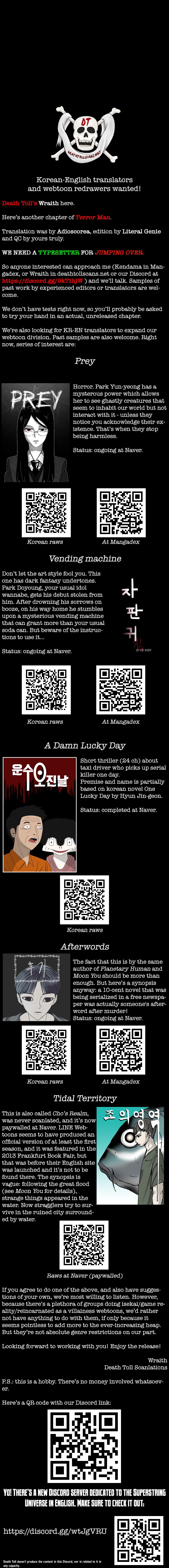 Read Terror Man Manga Online