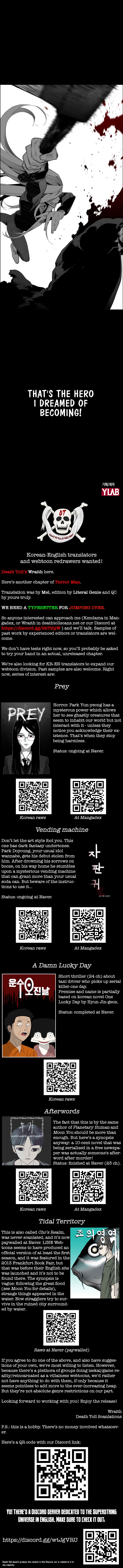 Read Terror Man Manga Online