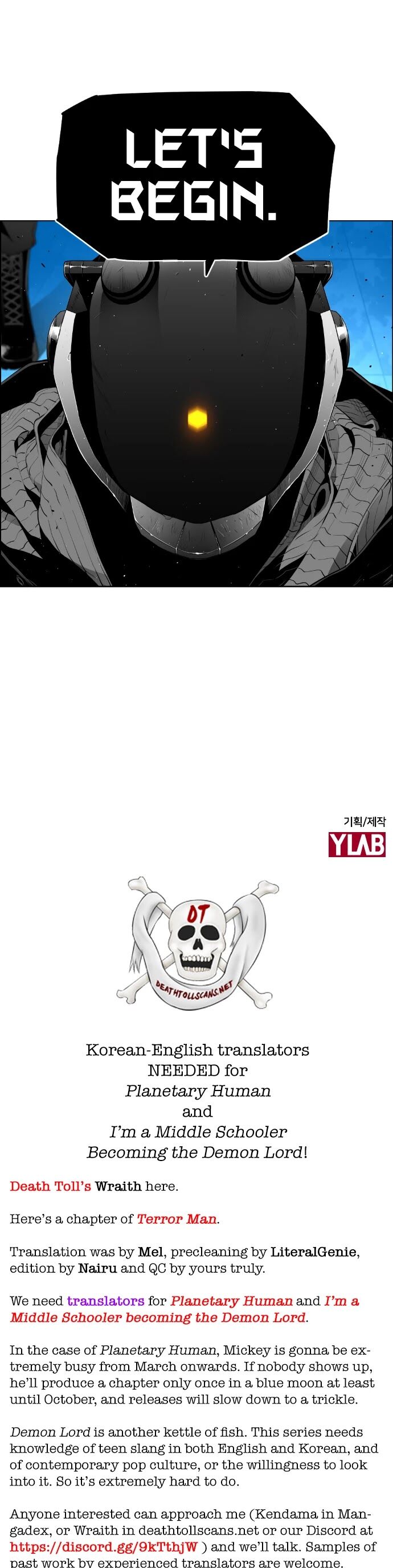 Read Terror Man Manga Online