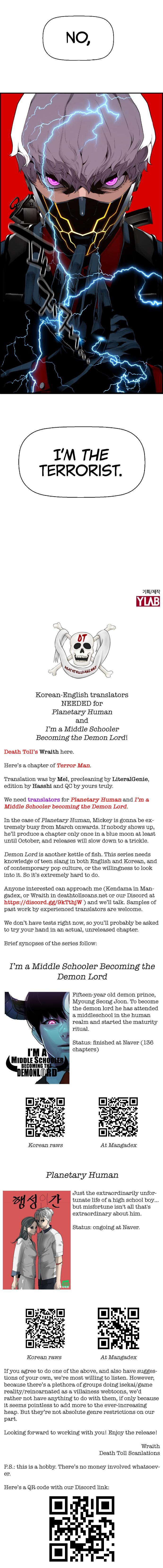 Read Terror Man Manga Online