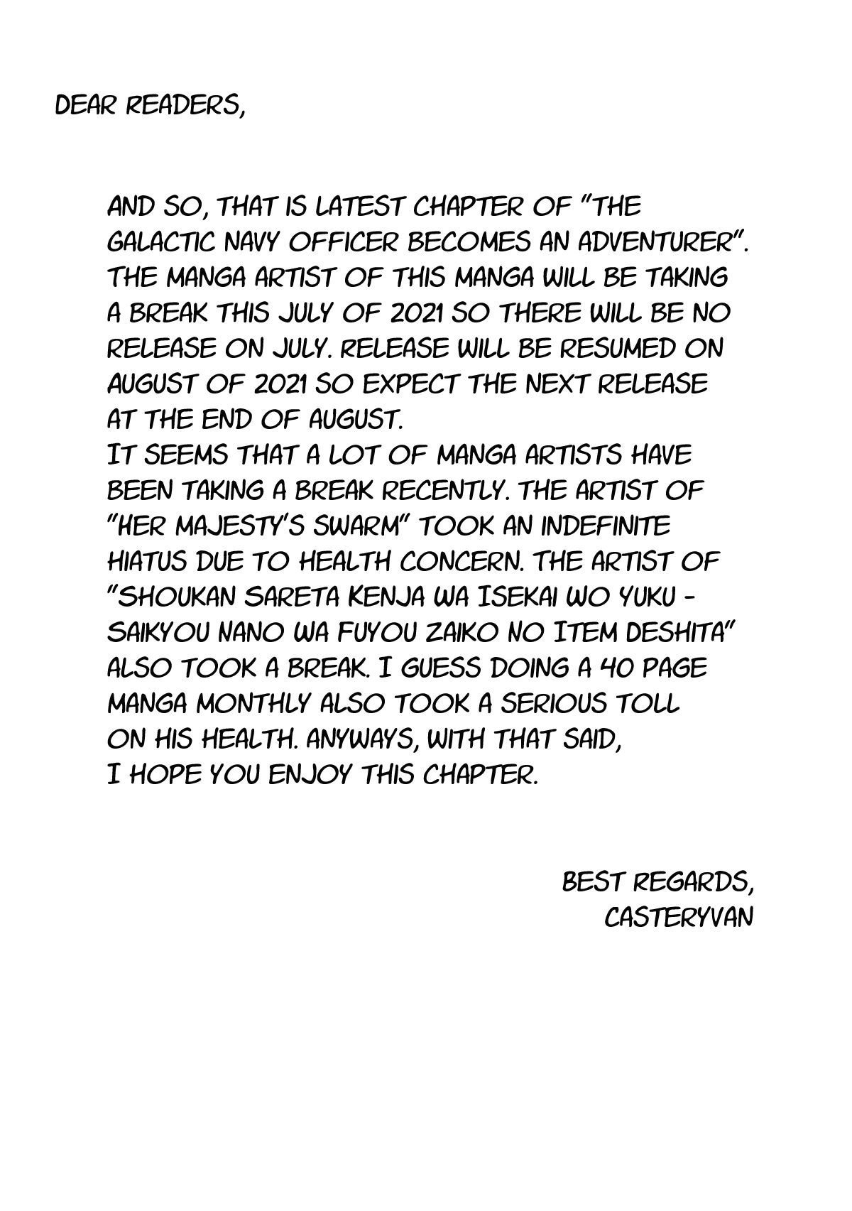 Read The Galactic Navy Officer Becomes an Adventurer Manga Online