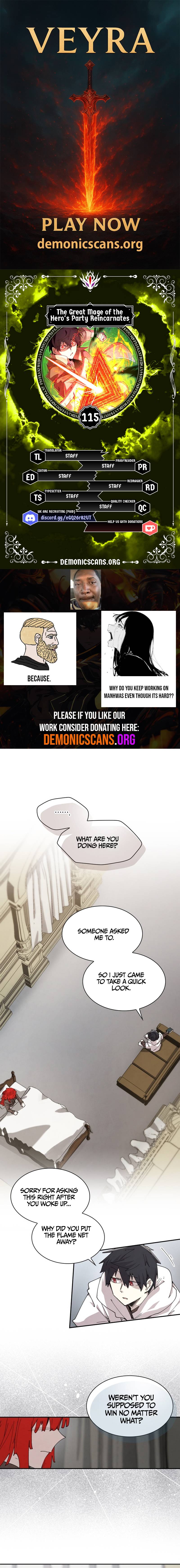 Read The Great Mage of the Hero’s Party Reincarnates Manga Online