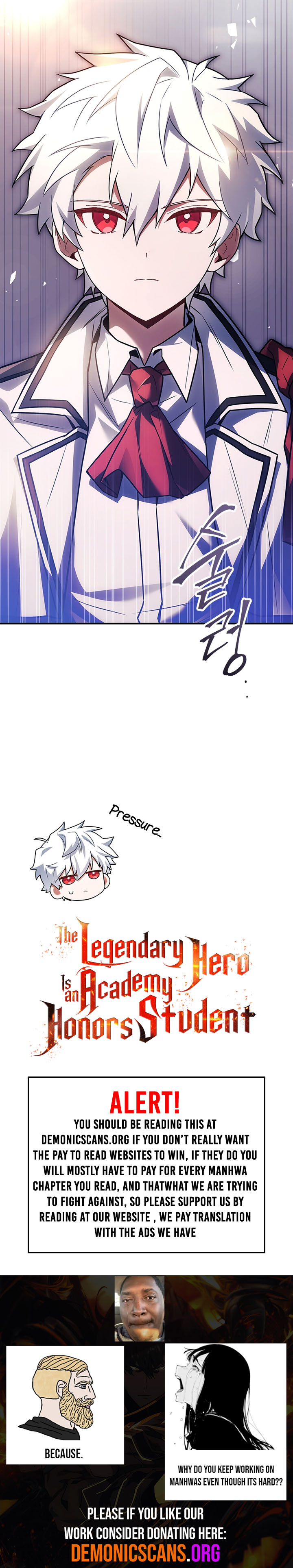 Read The Legendary Hero Is an Academy Honors Student Manga Online