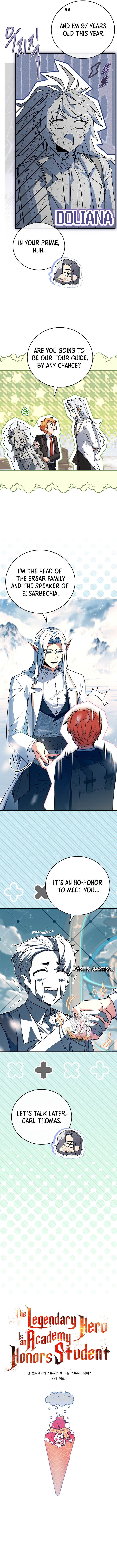 Read The Legendary Hero Is an Academy Honors Student Manga Online