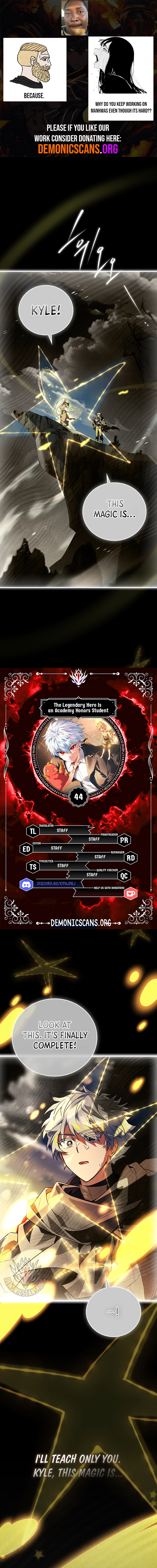 Read The Legendary Hero Is an Academy Honors Student Manga Online