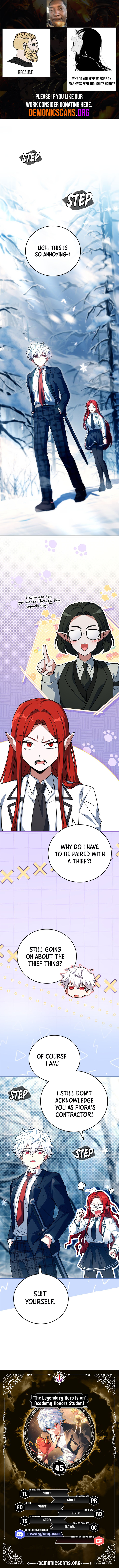 Read The Legendary Hero Is an Academy Honors Student Manga Online