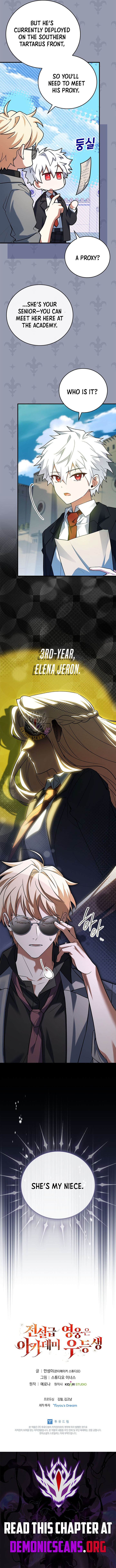 Read The Legendary Hero Is an Academy Honors Student Manga Online