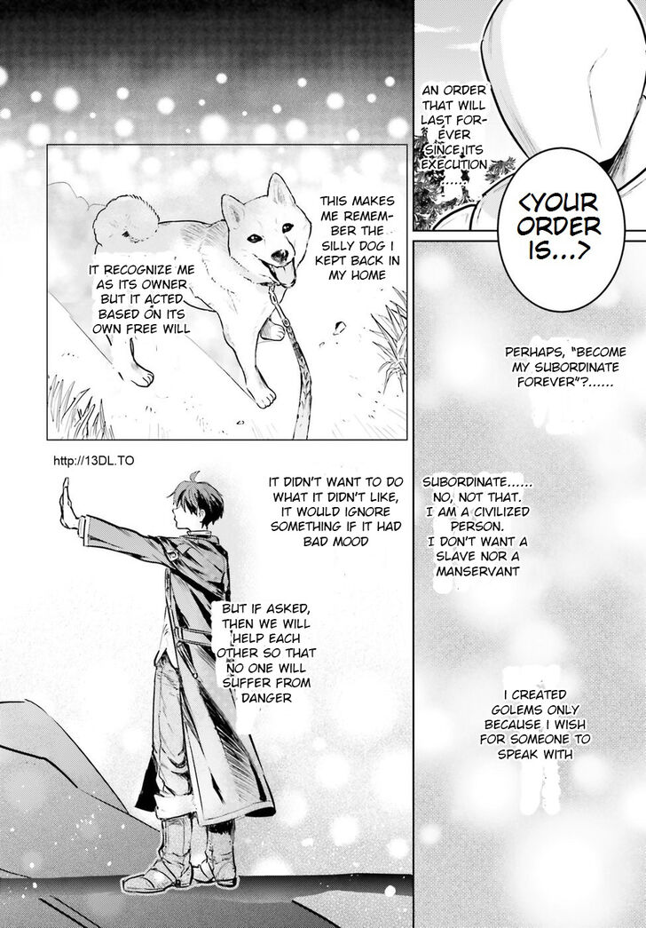 Read The Sorcerer King of Destruction and the Golem of the Barbarian Queen Manga Online