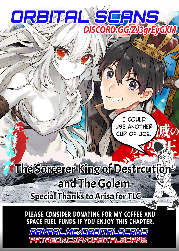 Read The Sorcerer King of Destruction and the Golem of the Barbarian Queen Manga Online