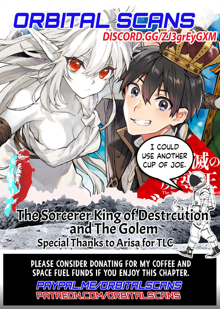 Read The Sorcerer King of Destruction and the Golem of the Barbarian Queen Manga Online
