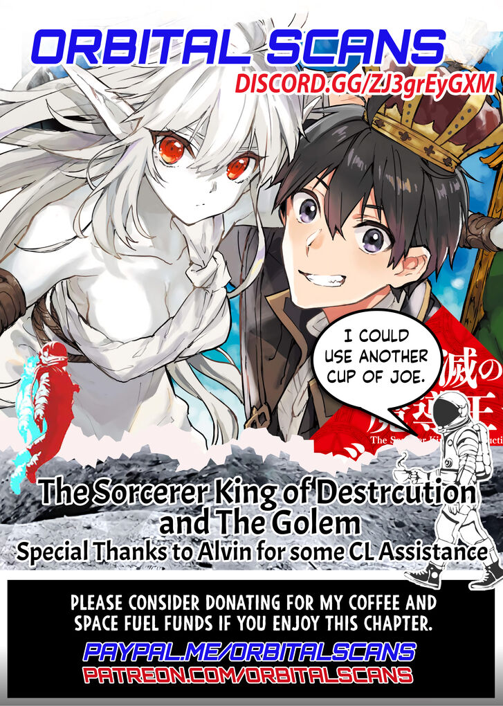 Read The Sorcerer King of Destruction and the Golem of the Barbarian Queen Manga Online